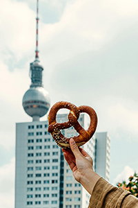 Duits leren met Brezel en Funkturm Berlin